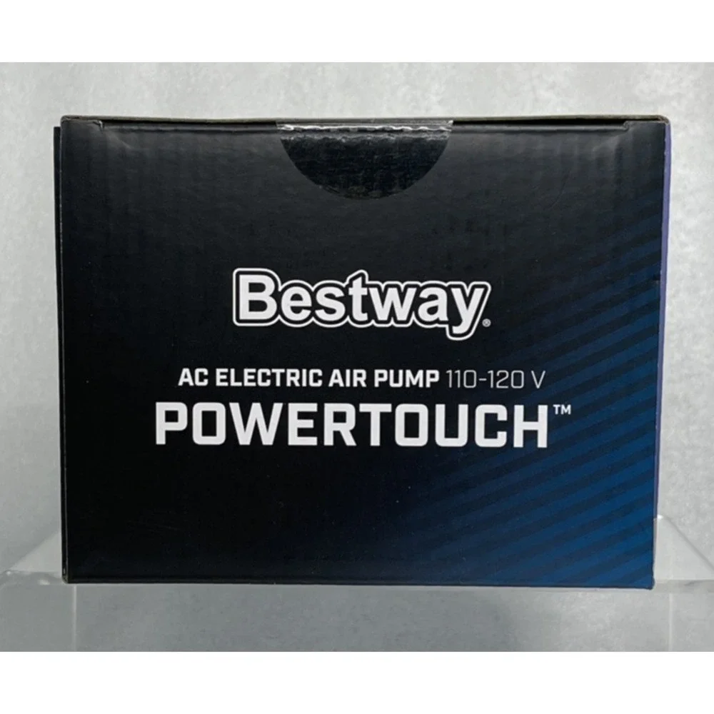Bestway‎ PowerTouch AC Electric Air Pump 110-120V Powerful 3 Valve Adaptors NEW